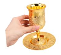 ZUNOXAZ 2ensembles Coupe à Vin Juive Relief De Fête De Shabbat pour Cérémonies De Havdalah Et Occasions Spéciales
