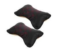 ZUNOXAZ 2pièces Coussin De Nuque Voiture Ergonomique Coton PP Appuie-tête Confortable pour Siège Auto Soutien Tête Et Cou Pendant La Conduite