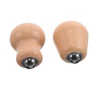 ZUNOXAZ 2pièces Massage Pour Visage Et Cou Double Bois Outil Auto-massage Pour Muscler Et Articulations