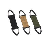 ZUNOXAZ 3 pièces Crochet Masque Nylon Antidérapant Boucle Extension pour Oreilles Clip Polyvalent pour Masque et Lanière de Dos Accessoires Camouflage Noir Vert Kaki