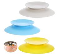 ZUNOXAZ 3 Pièces Double Face Silicone Antidérapant pour Fixation Garçon Fille Repose Ustensiles Portable avec Forte Protection Table pour Assiettes et