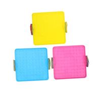 ZUNOXAZ 3 pièces Géoplanche Double Face avec Élastiques Jeu Éducatif Mathématiques pour Garçon Fille Outil Montessori pour Apprentissage Géométrique et Concepts Mathématiques Élémentaires