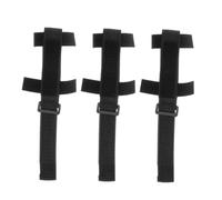 ZUNOXAZ 3 pièces Manchette Ajustable pour Aide Au Repas Sangle Adaptable Antidérapante pour Couverts Brosse à Dents Peigne Fourchette Aide Préhension pour Personnes Âgées et Handicapées