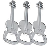 ZUNOXAZ 3 pièces Ouvre Bouteille Guitare Porte Clés Créatif Décapsuleur Manuel Original pour Bar Camping et