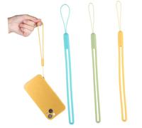 ZUNOXAZ 3 Pièces Phone Lanyards Wrist Straps Silicone Lost Mobile Phone Hand Strap Outdoor Use With Design