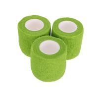 ZUNOXAZ 3 rouleaux Bandages Cohésifs Élastiques de Protection pour Doigts et Poignets Auto Adhésifs et Confortables pour Animaux et Sports Maintien Flexible et Antidérapant