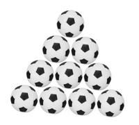 ZUNOXAZ 30 Pièces Miniature Soccer Balls Décorations Maison de Poupée Ballons de Foot Miniatures pour Thèmes et Fêtes