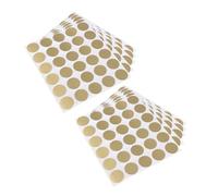 ZUNOXAZ 300 Autocollants Autocollants Ronds à Gratter Dorés 25 Mm, Auto-adhésifs, Lot de 10 Feuilles de 30 Pièces, pour Cartes à Gratter Diy, Récompenses Scolaires et Événements Festifs