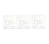 ZUNOXAZ 3ensembles Planches à Clous Plastique pour Apprentissage De Mathématiques Géométrie Jouets Enseignement pour Garçon Fille