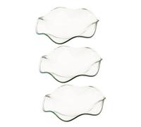 ZUNOXAZ 3pièces Plaque Chauffante pour Bougie Verre Plat De Remplacement pour Chauffe-Cire Fondoir à Cire avec Plat pour Huile Essentielle