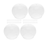 ZUNOXAZ 4 ensembles Carillons Éoliens Verre Japonais DIY avec Dôme Transparent pour Décoration Jardin Terrasse Balcon Ambiance Zen et Design Créatif