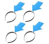 ZUNOXAZ 4 Pièces Bandeaux Flèche Amusants pour Fête Accessoires Cheveux Uniques Serre-tête Photo pour Halloween Noël Anniversaire Concerts