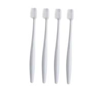 ZUNOXAZ 4 pièces Brosse à Dents Fine Extra Douce Saignement pour Adultes Poils Souples des Gencives Nettoyage Taches Manche Ergonomique Couleurs Aléatoires Couleur Couleur Aléatoire