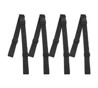 ZUNOXAZ 4 pièces Ceinture de Sécurité pour Chaise Haute Garçon Fille Harnais Réglable Points de Large Sangle de Remplacement pour Chaise Alimentation et Poussette Adaptée Garçons et