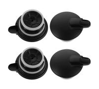 ZUNOXAZ 4 Pièces Couvercle de Remplacement pour Cafetière Isotherme Couvercle Étanche PP pour Pot à Café Anti-fuite et Isolation Thermique Adapté pour Bouteille de Voyage et Usage