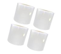 ZUNOXAZ 4 pièces Film Étirable PE Transparent Film Étirable et Protecteur pour Déménagements et Sécurisés