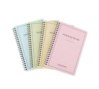 ZUNOXAZ 4 pièces Lot de Cahiers Spirale Bloc Notes Épais à Pages Lisses pour Journal Carnet Étudiant et Agenda de Voyage