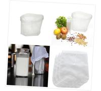 ZUNOXAZ 4 pièces Lot de Filtrants Réutilisables pour Lait Végétal Maille Fine Extra Large Filtre à Soja Yaourt et Jus de Fruits