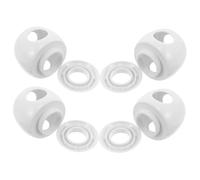 ZUNOXAZ 4 Pièces Lot de Protège Poignées Rondes pour Garçon Fille Cache Poignée Sécurisé Accidents Installation Facile Compatible Universellement Conception Minimaliste et Matériaux Sans