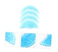 ZUNOXAZ 4 pièces Lot Glace Semi Ronds Réutilisables pour Compresses Chaudes et Froides Gel Durable pour Thérapie Musculaire et Sportive pour et Soins à Couleur Bleue