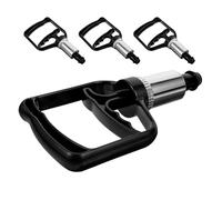 ZUNOXAZ 4 pièces Pompe à Vide Manuelle pour Ventouses Accessoire de Massage par Ventouses Compatible Multiples Appareil Portatif pour Relaxation Musculaire et Thérapie Traditionnelle