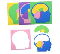 ZUNOXAZ 4 Pièces Puzzle Montessori Garçon Fille DIY Modèle Humaine Éducatif Créatif pour Développement Cognitif et Motricité Fine