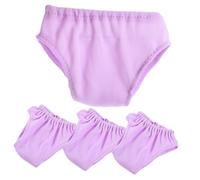 ZUNOXAZ 4 Pièces sous-vêtements Poupées Culottes Décoratives Fournitures pour Poupées Accessoires pour Vêtements De Lot de Culottes pour