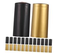 ZUNOXAZ 400 pièces Capsules Thermorétractables pour Bouteilles de Vin Bouchons Étanches PVC Noir et Or Finition Professionnelle et Scellage Renforcé pour Cave et Bar