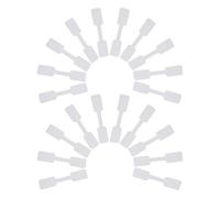 ZUNOXAZ 400 Pièces Étiquettes Adhésives Blanches Autocollants Prix Résistants à Eau et Huile Étiquettes Papier Écriture Rapide pour Bijoux Colliers et Boucles Oreilles Usage Boutique et