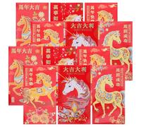 ZUNOXAZ 48 Pièces Envelopes For Year Of The Horse Chinese Year Hongbao Packets For Weddings Spring Festival Lunar Celebrations