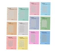 ZUNOXAZ 48 pièces Enveloppes pour Classeur Épargne Défi Semaines de Budget Pochettes Papier Durables pour Gestion Financière Euros