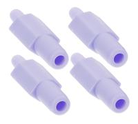 ZUNOXAZ 4pièces Accessoires De Pompe à Lait Électrique Raccords Robustes Pour Tuyaux De Tire-lait Connecteurs Pratiques Pour Tubes Allaitement Violet