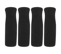 ZUNOXAZ 4pièces Lot de Poignées Rembourrées pour Canne de Marche Protections Antidérapantes pour Béquilles et Cannes Coudées Coussinets Confortables pour Poignée de Déambulateur