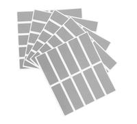 ZUNOXAZ 5 ensembles Stickers Autocollants à Gratter Rectangulaires pour Cartes à Gratter DIY Code Argenté Surprise Multi-usages pour Récompenses Décorations et Cadeaux