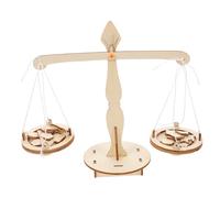 ZUNOXAZ 5 Pièces Balance à Assembler Éducatif DIY pour Garçon Fille Expérience d’Équilibre et Projet Scolaire