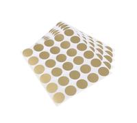 ZUNOXAZ 5 pièces Étiquettes à Gratter Autocollantes Dorées Stickers DIY pour Messages Fêtes Prénatales Mariages et Événements