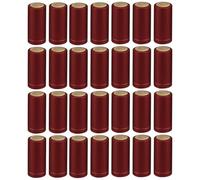 ZUNOXAZ 50 pièces Capsules Thermorétractables Rouges Film Plastique Écologique pour Bouteilles de Vin Cache-bouchons Pratiques pour Scellage et Finition Professionnelle