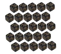 ZUNOXAZ 50 pièces Dés Acryliques à Texture Nacrée pour Jeux de Société et Apprentissage Mathématique Garçon Fille Accessoires Éducatifs pour Développement et Calcul