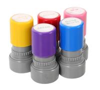 ZUNOXAZ 5pièces Lot de Tampons Pré-encrés pour Enseignants Encouragement pour Devoirs d Garçon Fille Fournitures De Classe