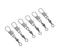 ZUNOXAZ 6 pièces Crochet Métal pour Cerf-Volant Connecteur avec Roulement Accessoire de Rechange Robuste pour de Moulinet de Cerf-Volant Installation Facile