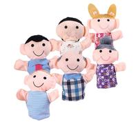 ZUNOXAZ 6 pièces Marionnettes à Main pour Garçon Fille Éducatif Précoce Marionnette Parlant pour Jeux de Rôle Créatif et Développement de Imagination