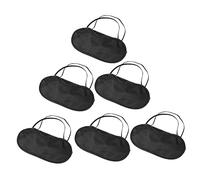 ZUNOXAZ 6 pièces Masque de Sommeil Élastique Cache Yeux Confortable pour Voyage Détente et Adapté à Tous Adultes
