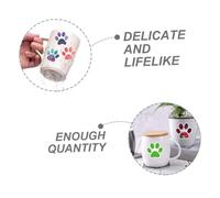ZUNOXAZ 60 pièces Autocollants Patte de Chien Imperméables Stickers Muraux Graffiti Motif Patte pour Bouteille Ordinateur Portable et Scrapbooking