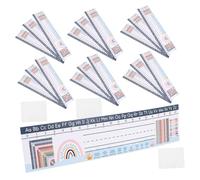 ZUNOXAZ 60 Pièces Plaques de Nom Traditionnelles pour Écoles Étiquettes pour Élèves avec Points Adhésifs Design et Éducatif pour Organiser Bureaux Classe et Engagement des Étudiants