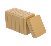 ZUNOXAZ 6pièces Boîte Dorée Lot De Conteneurs Métalliques Pour Bonbons Et Thé Boîtes Soi-même Et Décoratives Pour Voyages Et Cadeaux