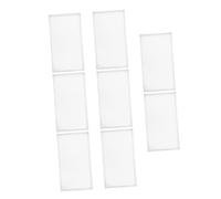 ZUNOXAZ 8 pièces Boîte de Rangement pour Billets Plastique Étui Transparent pour Collection et Protection des Billets Organiseur Antipoussière Aux Chocs