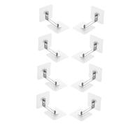 ZUNOXAZ 8 pièces Kit Ancrages Muraux Adhésifs Basculement pour Meubles sans Perçage Sangles Réglables pour Sécurité Garçon Fille Fixation pour Bibliothèque Armoire Commode Protection