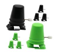 ZUNOXAZ 8 pièces Kit de Mécanismes à Remonter pour Jouets DIY Accessoires Artisanaux Faits Main Mouvements de Remplacement pour Robots à Pattes Bricolage Créatif Plastique Noir et Vert