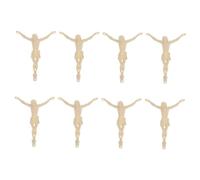 ZUNOXAZ 8pièces Pendentifs Jésus Croix Charms Pour Fabrication De Bijoux Accessoires Catholiques Pour Colliers Bracelets Et Décorations Religieuses