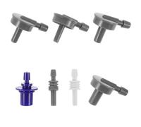 ZUNOXAZ Adaptateurs de Raccords pour Tensiomètre Électronique - Lot de 7 Pièces - Accessoires de Tube Compatibles pour Surveillance Santé à Domicile et Usage Hospitalier